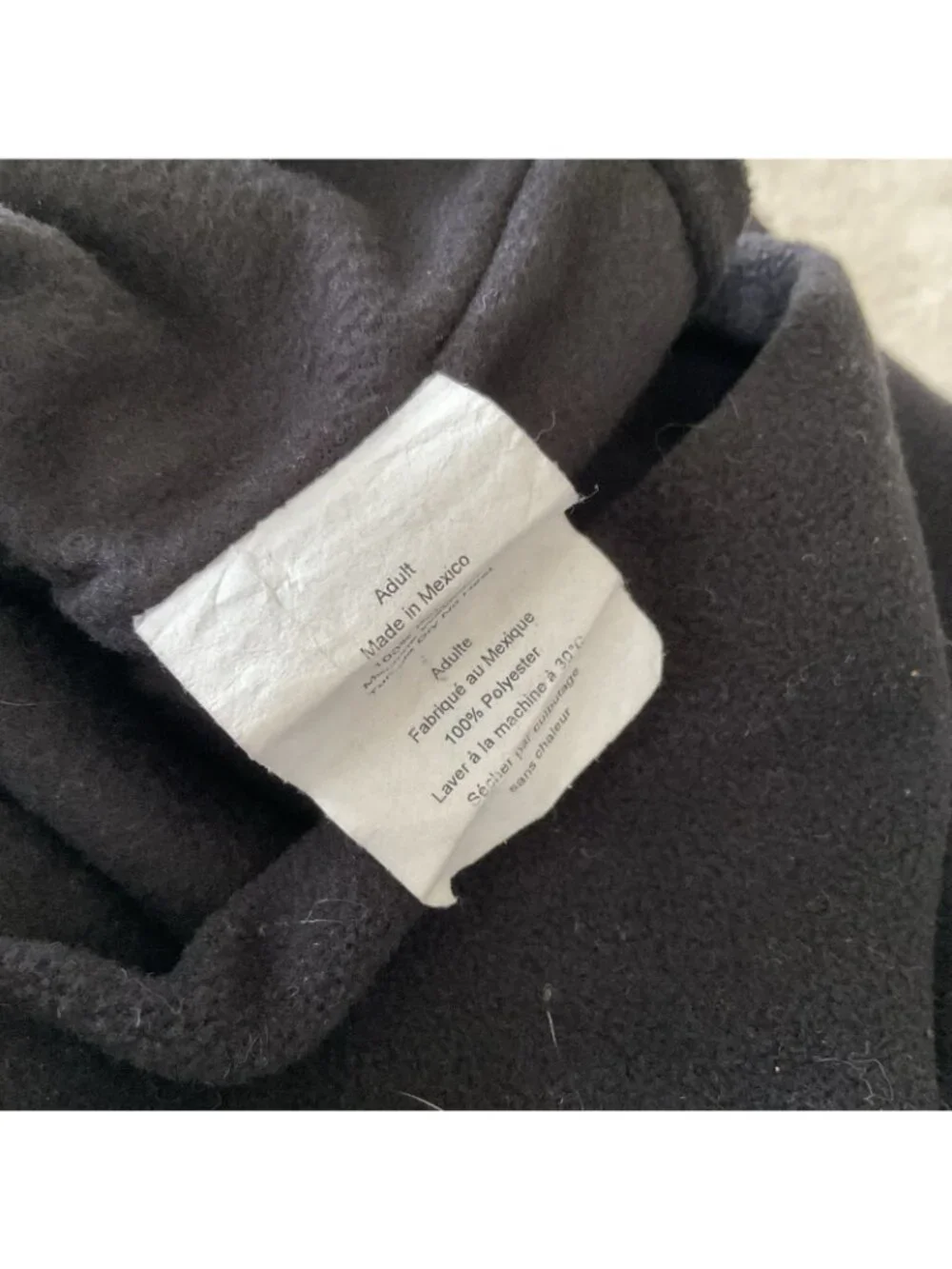 Turtle Fur Original Fleece Neck Warmer Gaiter Black Winter Ski Scarf One Size